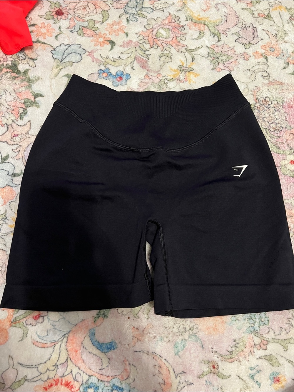 Gymshark Black High-Waist Bike Shorts